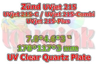 Zund Uvjet 215 Uv Clear Quartz Plate 178 117