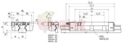 IKO MXL 25 Bearing Block - Image 3